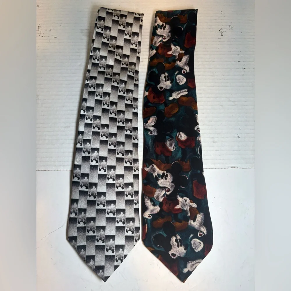 Vintage Disney Mickey Mouse Neck Ties